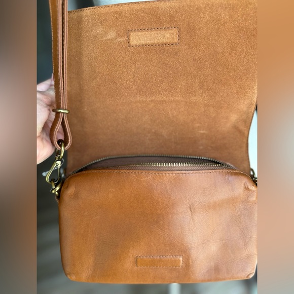 Madewell Brown Leather Crossbody Bag - Picture 7 of 10
